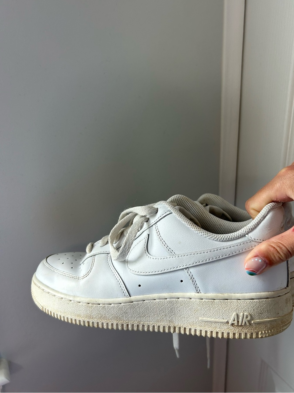 Nike White Airforce 1 Sneakers